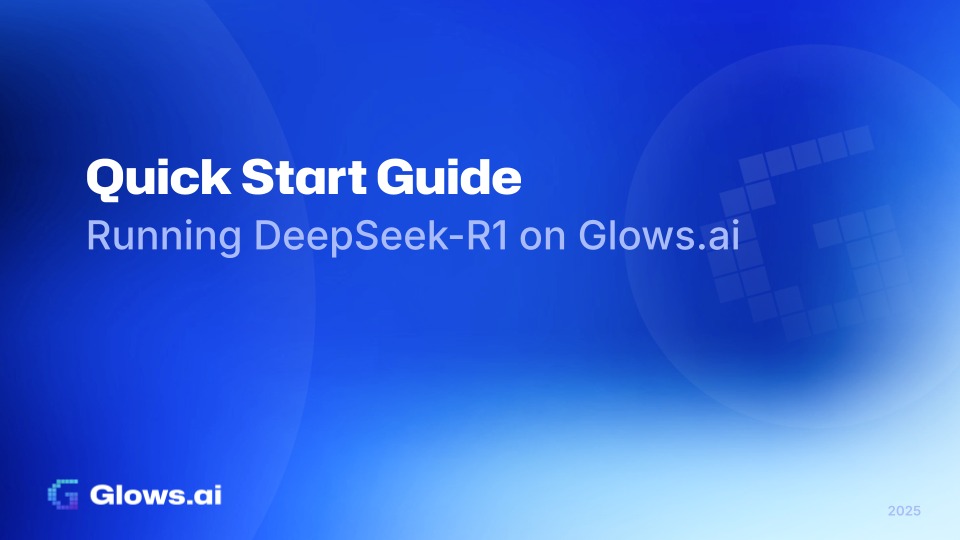 Glows.ai - 3 Simple Steps to Set Up DeepSeek R1 on Glows.ai 1️⃣ Deploy ...