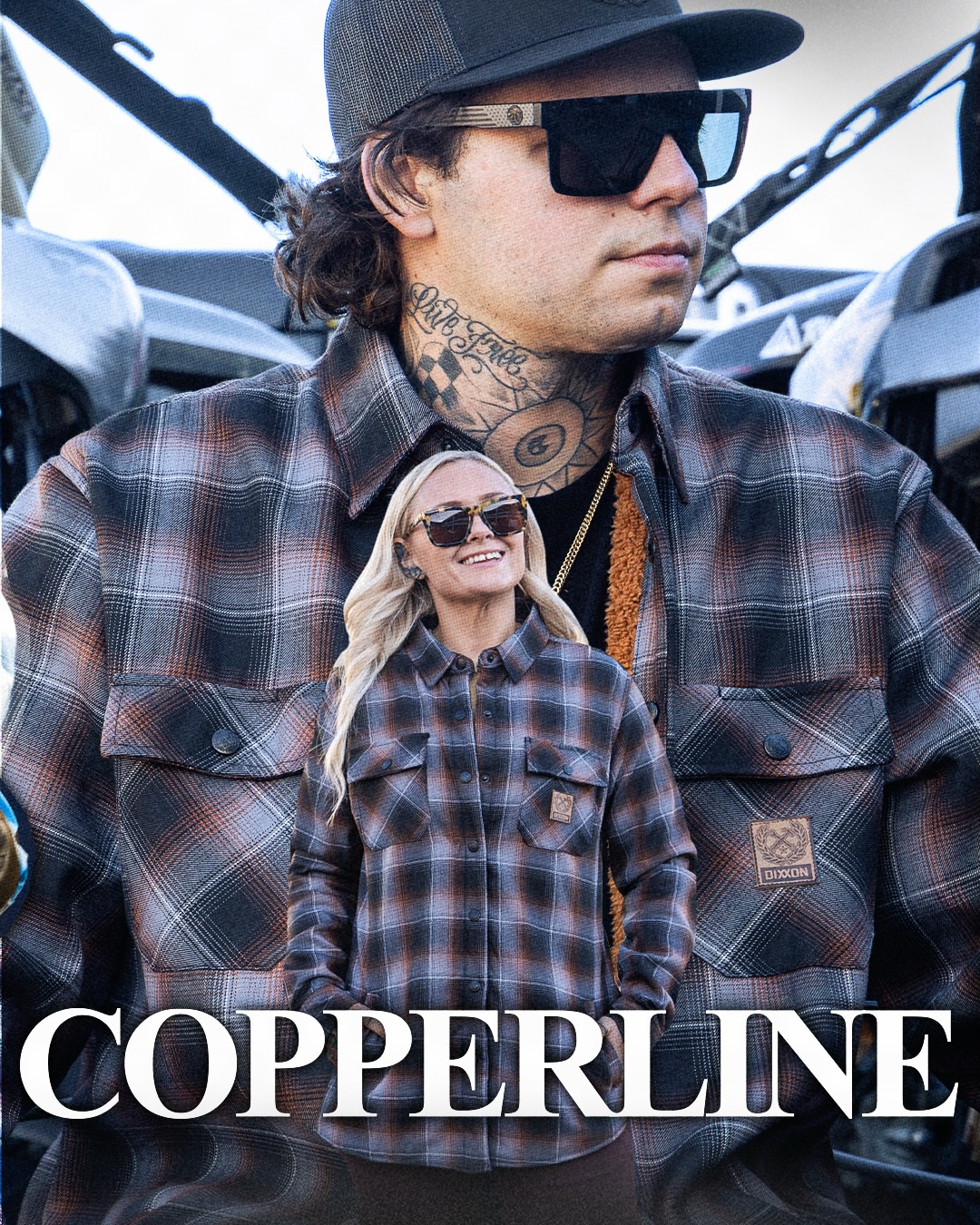 LIVE NOW: @roadstershop Flannel, Copperline Sherpa Flannel Jacket