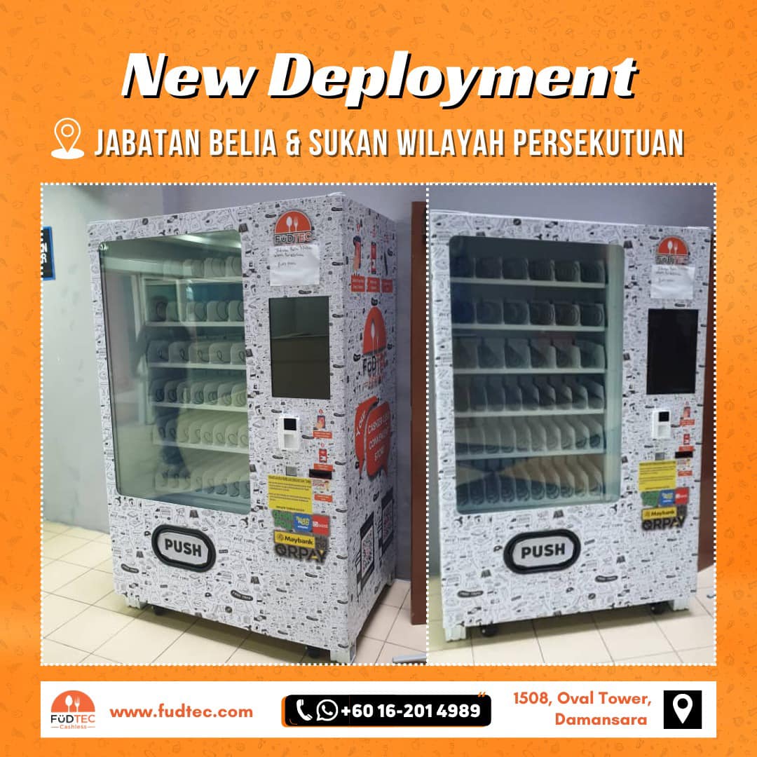 FudTec - Our Vending Machine - FudBOX Standard Deployment at 📍Jabatan ...