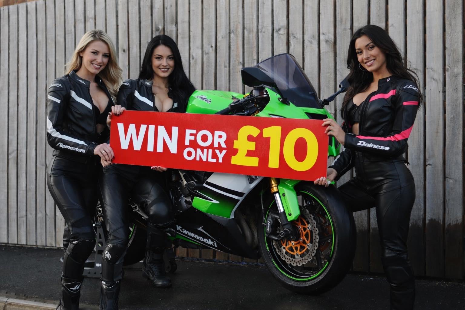 ITS DRAW DAY - Only 193 tickets sold Win this 2015 Kawasaki Ninja