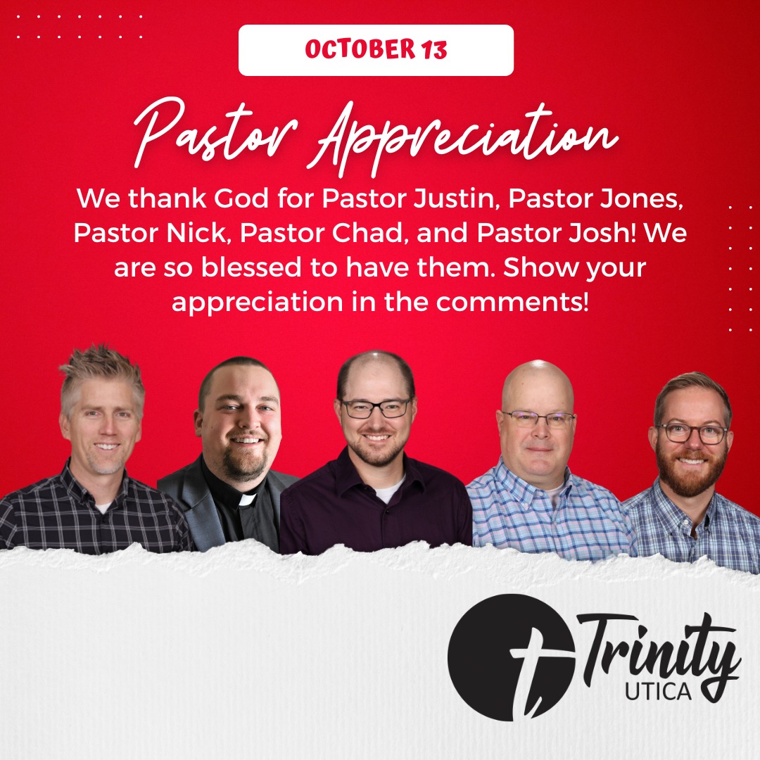Trinity Utica - Today, we celebrate and thank God for...