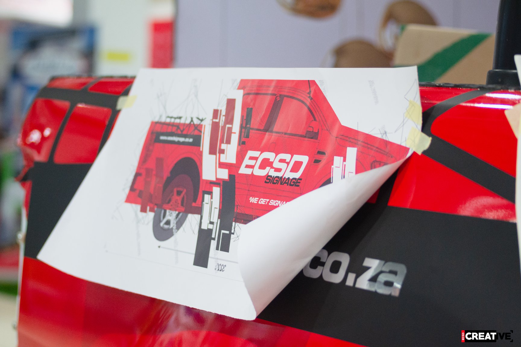 ECSD Signage - Our live vehicle wrap was an absolute...