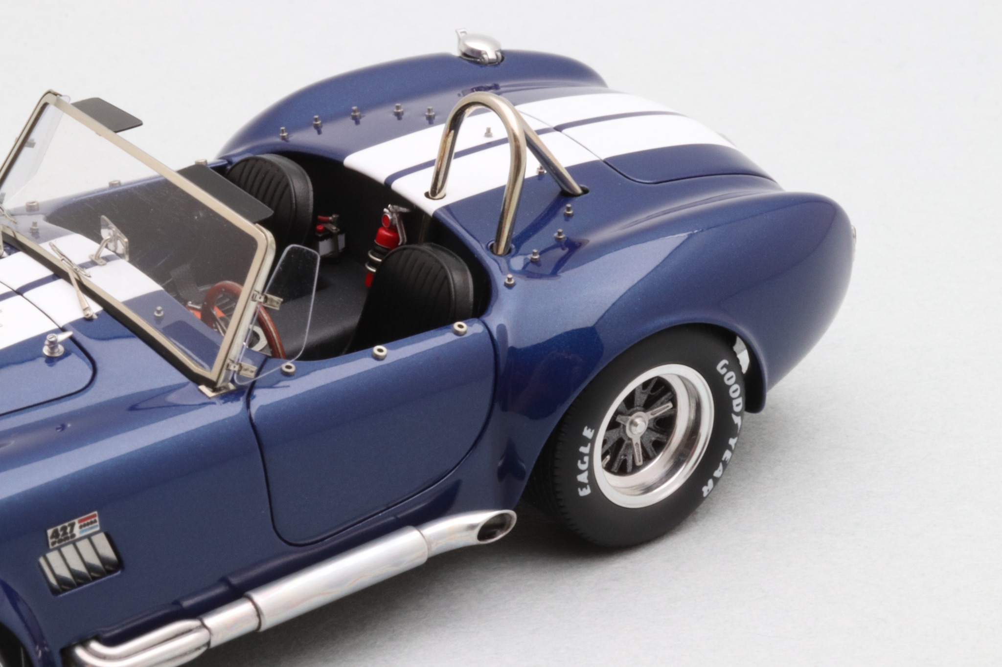 1/43 AC Cobra 427 S/C indigo blue #1,Based on Make up Superior kit
