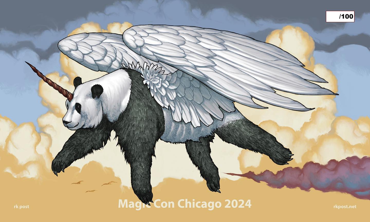 Limited edition Magic: The Gathering playmats for MagicCon Chicago