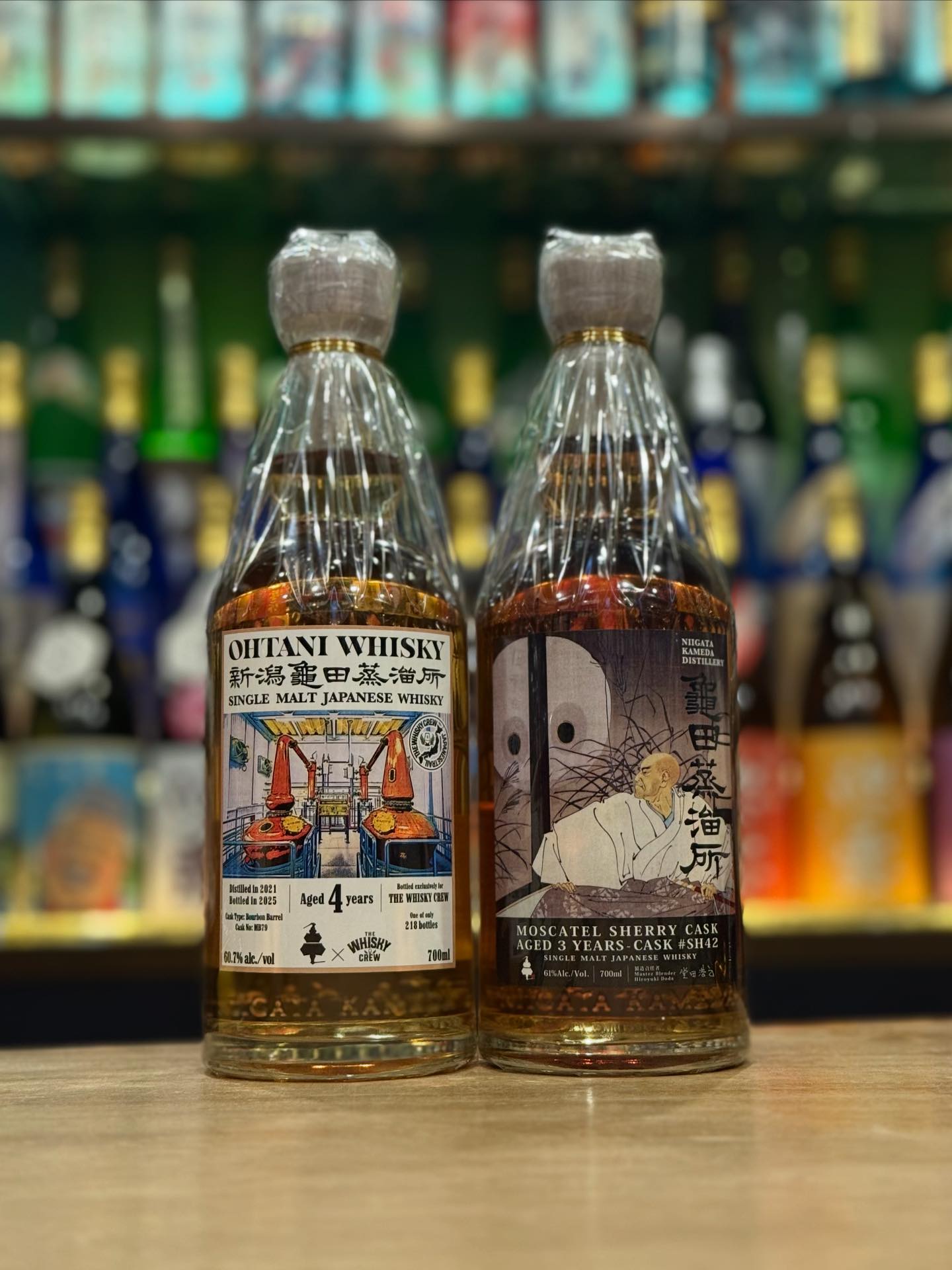 新潟亀田蒸溜所限定品 MOSCATEL CASK シングルモルト700ml 61 新潟亀田蒸留所・OHTANI WHISKY】 新潟亀田蒸留所2021 Exclusive for