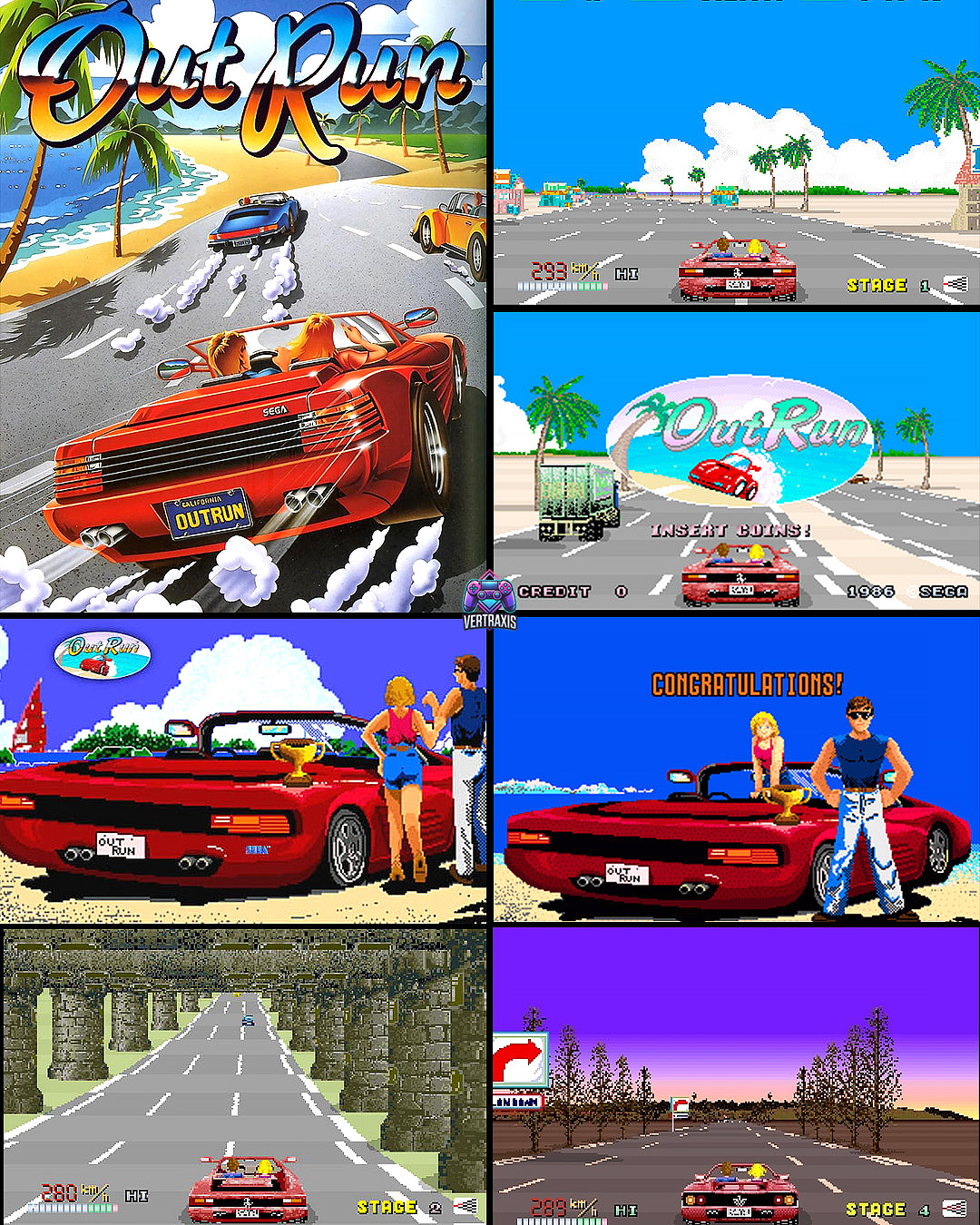 OutRun's unique blend of arcade racing and road trip adventure