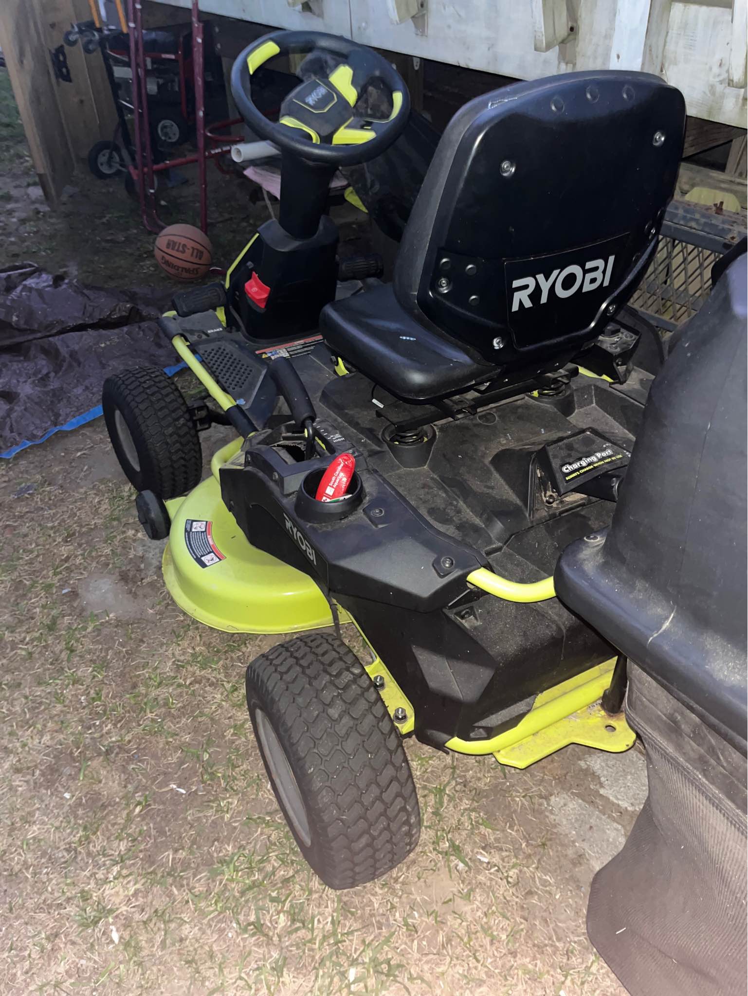 RYOBI RM480e Electric Riding Mower - Lawn Mowers - Mount Pleasant ...