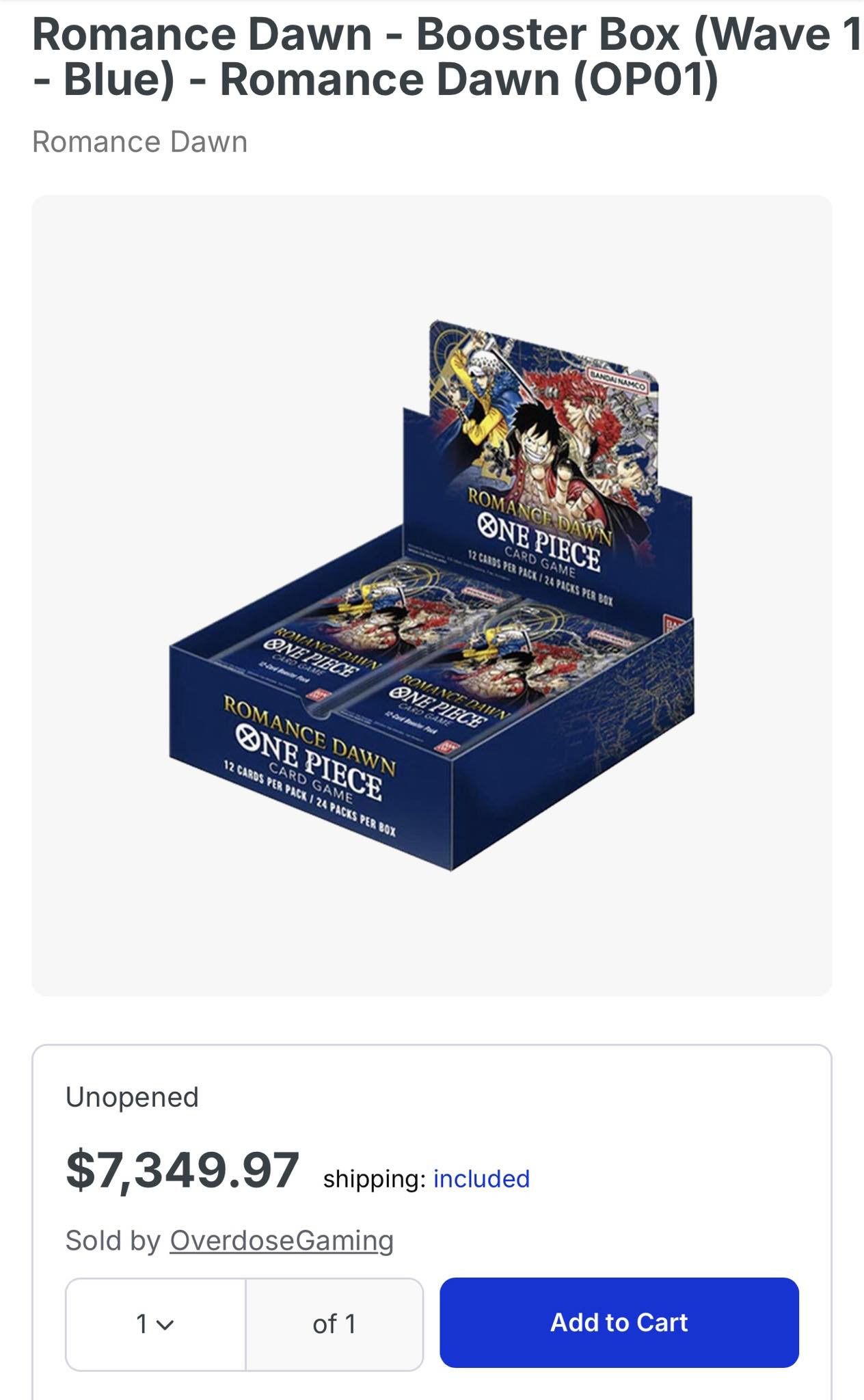 op01 booster box blue bottom One Piece OP-01 Acrylic Case – UV-Resistant, Magnetic Lid color cards as leader cards One Piece Booster Case Magnetic