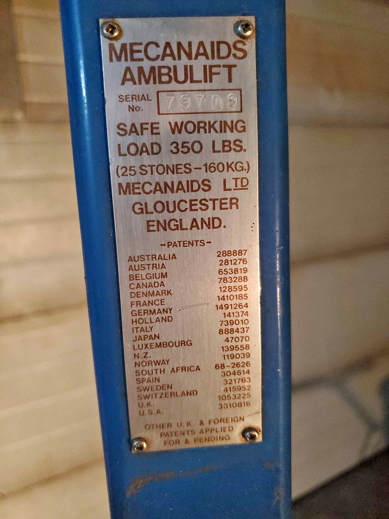 Mecanaids Ambulift Patient Lift - Miscellaneous - Red Deer, Alberta ...