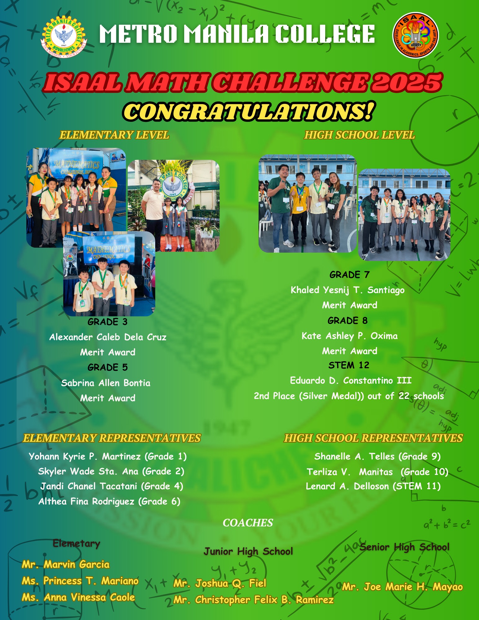 Congratulations on your... - Metro Manila College Inc. | Facebook