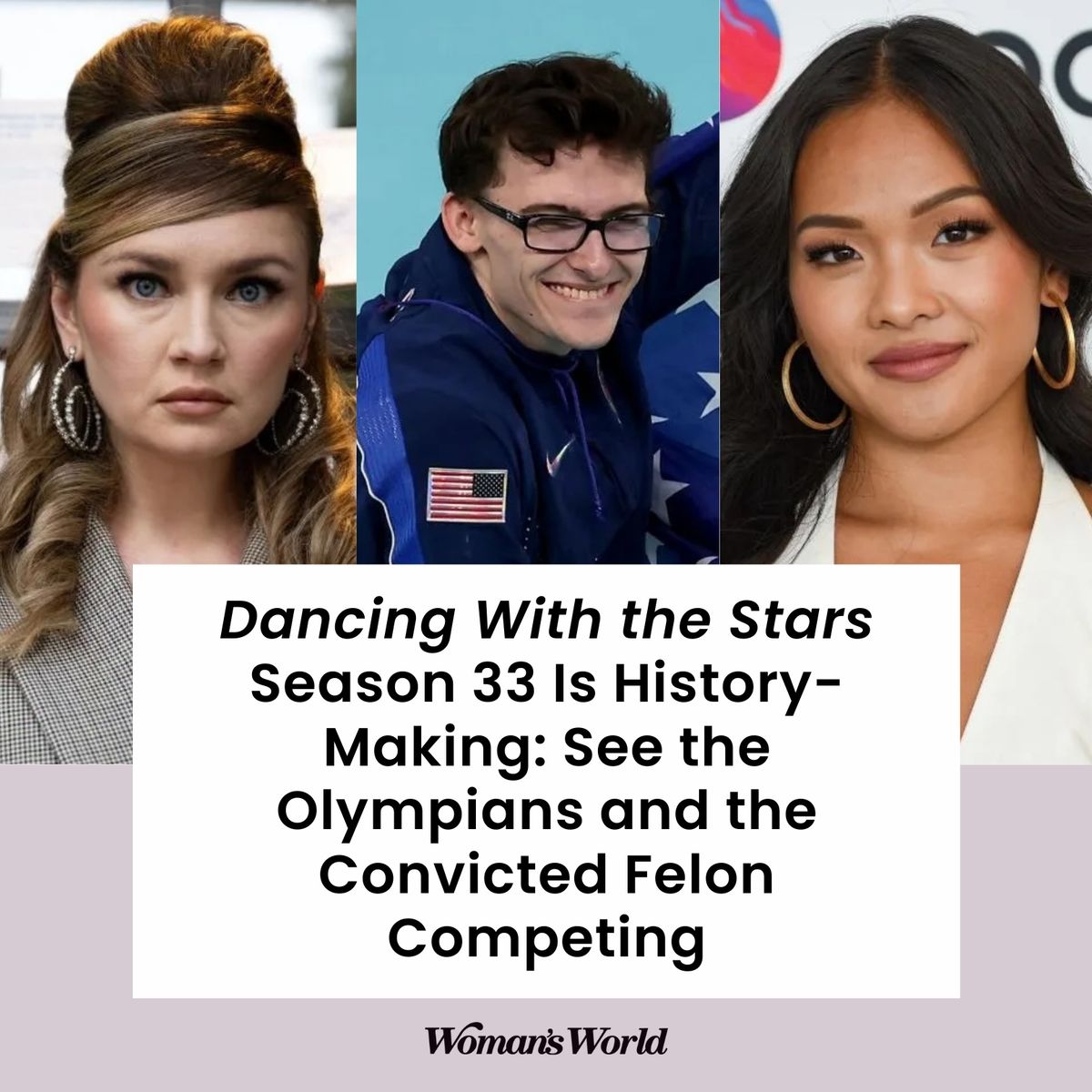 Woman's - The cast for Dancing with the Stars Season 33 has officially ...
