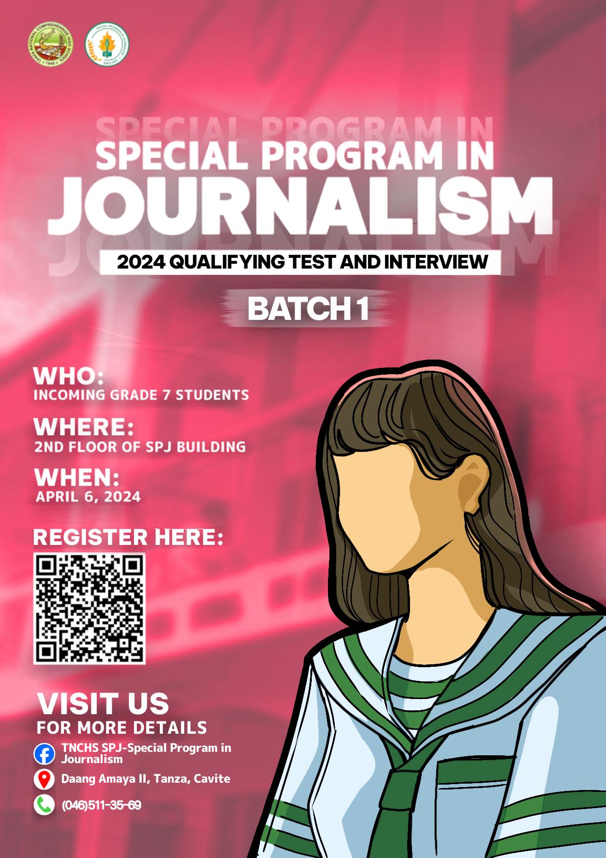 ‼ ANNOUNCEMENT... - TNCHS SPJ-Special Program in Journalism | Facebook
