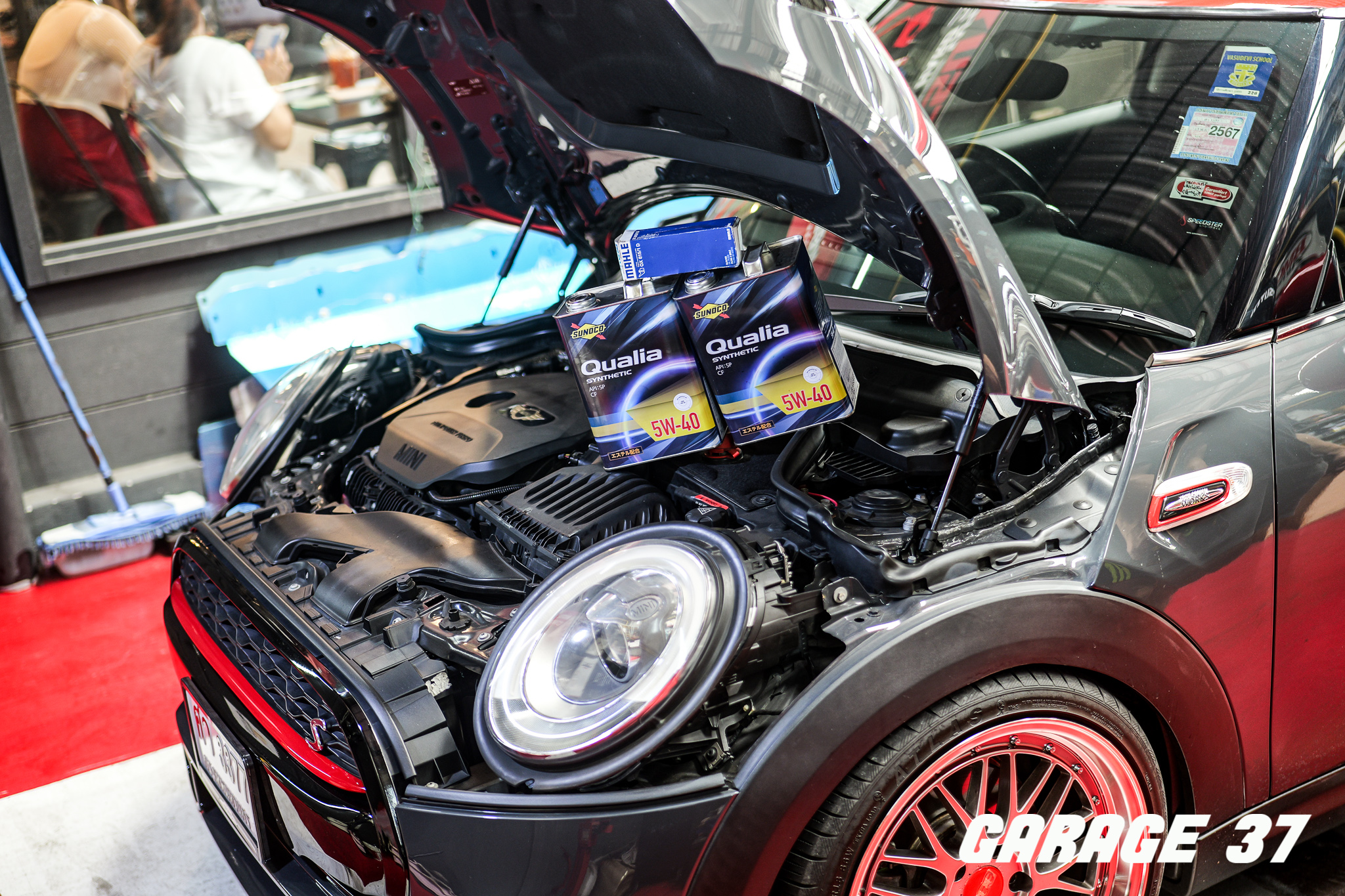 MINI Cooper S F56 เปลี่ยนน้ำมันเครื่อง SUNOCO Qualia made in Japan 🇯🇵 ...