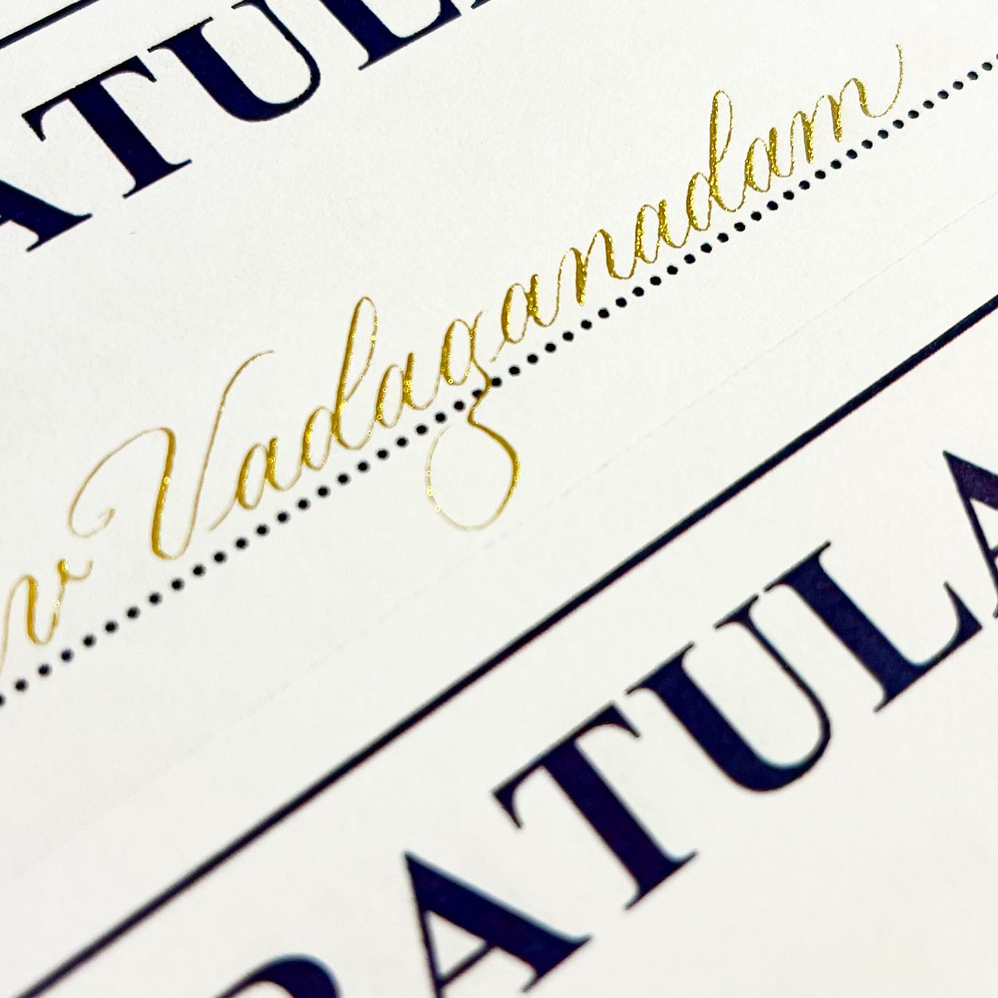 A satisfying combination of letters,... - Olive & Reid Studio