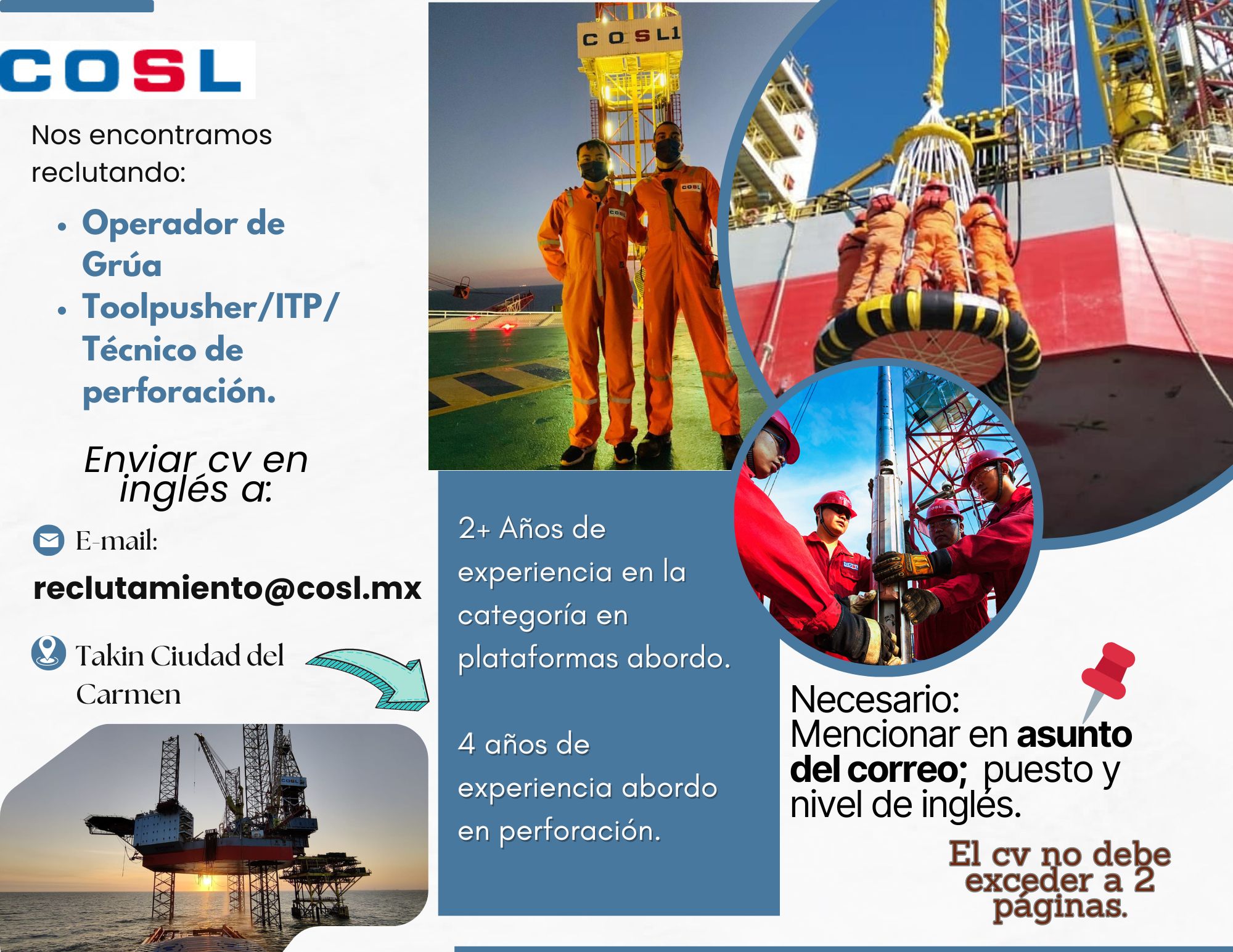Reclutamiento Cosl México... - Reclutamiento Cosl México