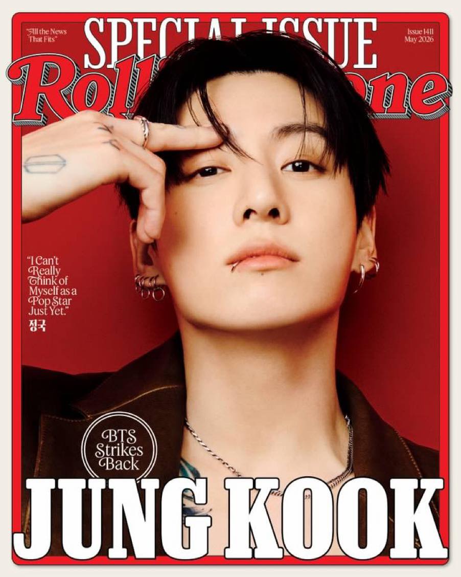 BTS Jimin covers Rolling Stone May 2026