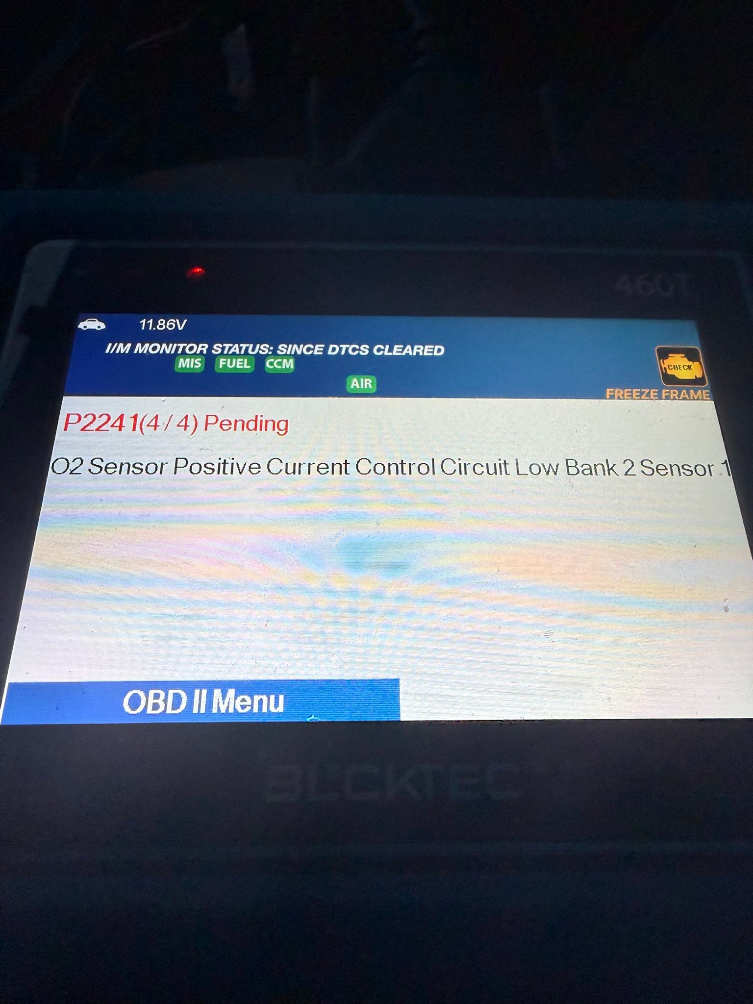 What's causing O2 sensor issue on 2005 Tundra 4x4 Limited?