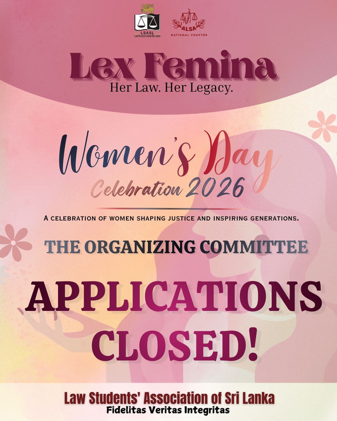 *Applications for the Lex Femina 2026 Organizing Committee are now ...