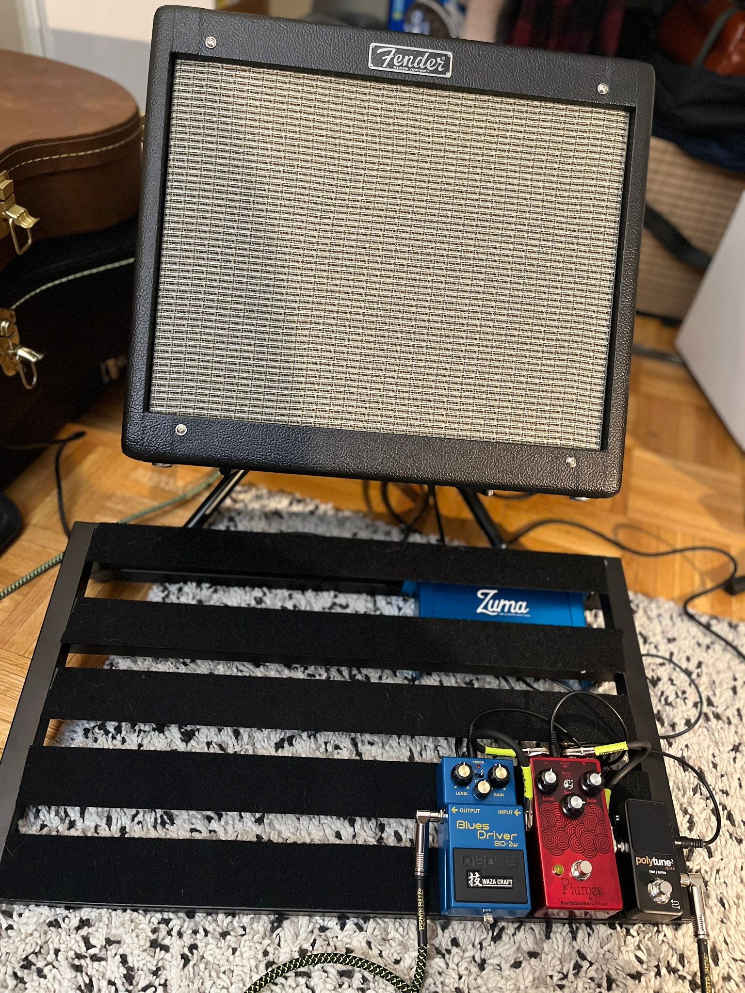 Setting up a pedalboard with a pedaltrain novo 24
