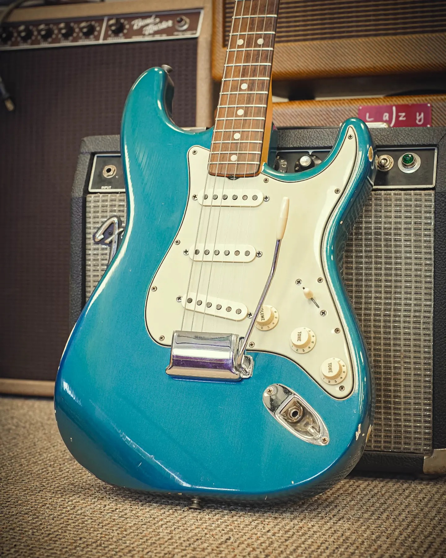 How cool is this? Another all original big headstock Strat with