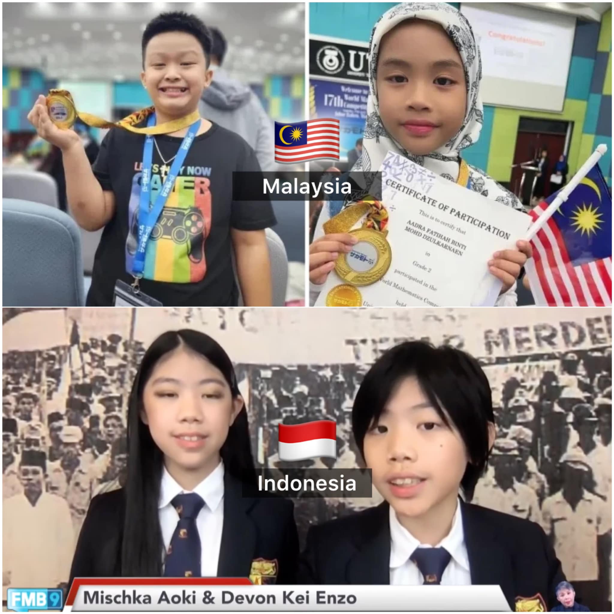 ASEAN - 🏅 Gold Medalists of International Mathematic Competition in ...