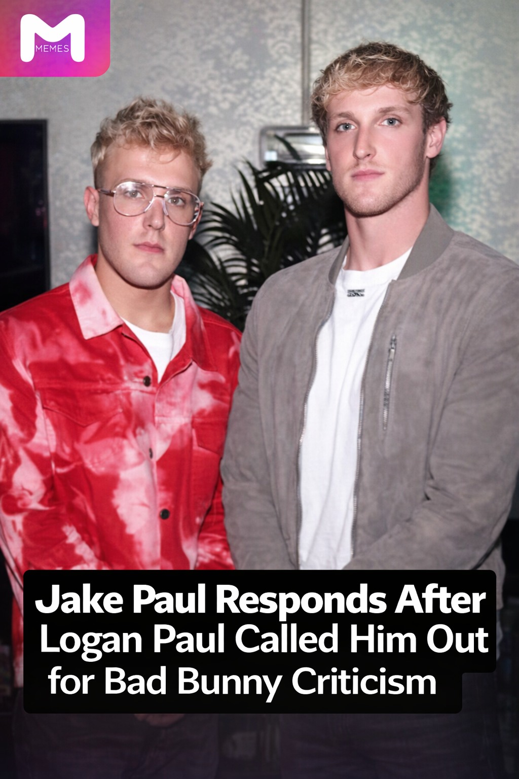 Grumpy - Jake Paul pushes back after Logan Paul calls out his Bad Bunny ...