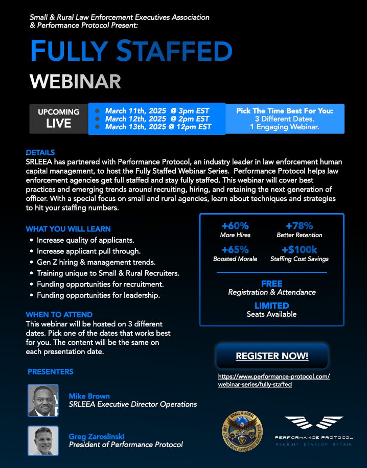 Law - Fully Staffed Webinar by Performance Protocol. Please see ...