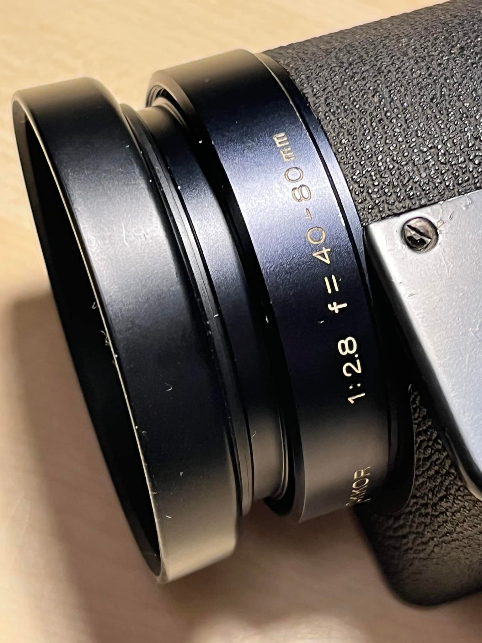 Minolta Zoom Rokkor 40/80 mm 2.8 Rare lens