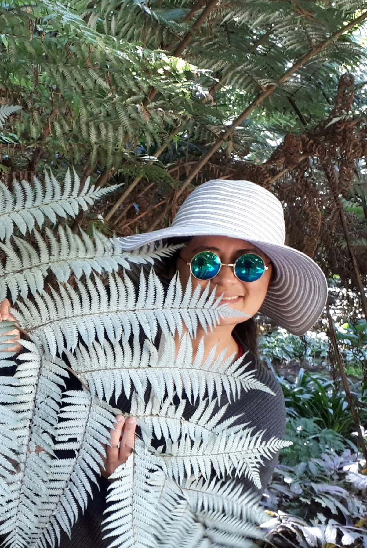 A great silver fern, native to New Zealand…
