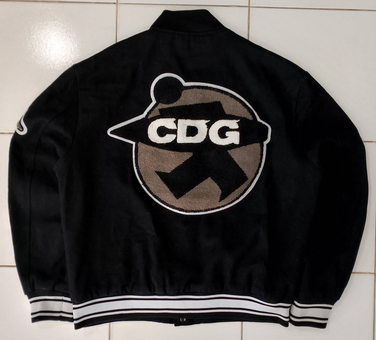 S2C x CDG Varsity Jacket Asap Rocky Vibes L-XL 24x26 Excellent 