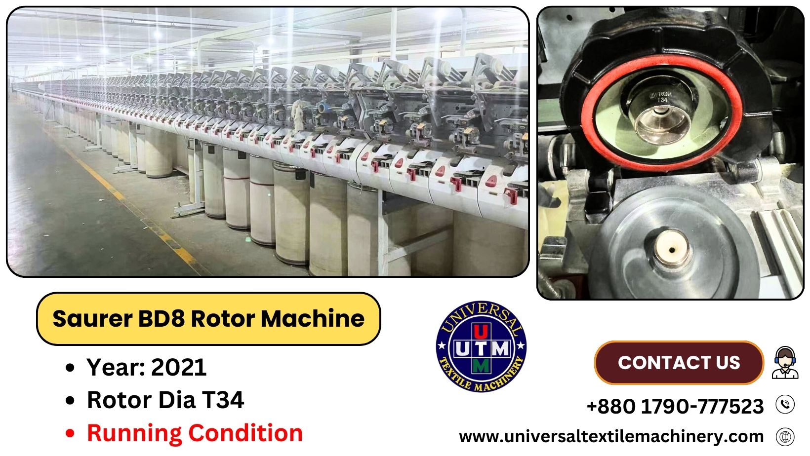 Universal - We are offering Good conditioned 𝗨𝘀𝗲𝗱 𝗦𝗮𝘂𝗿𝗲𝗿 𝗕𝗗𝟴 𝗥𝗼𝘁𝗼𝗿 ...