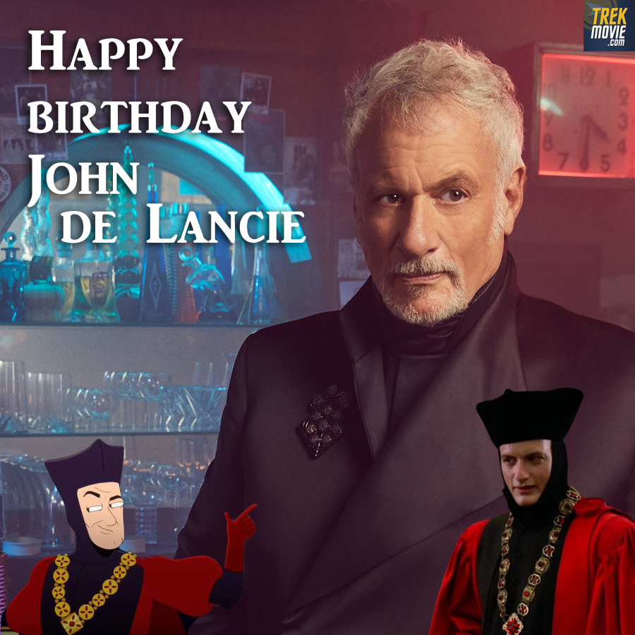 TrekMovie.com - We wish a very happy birthday to John de Lancie, who ...