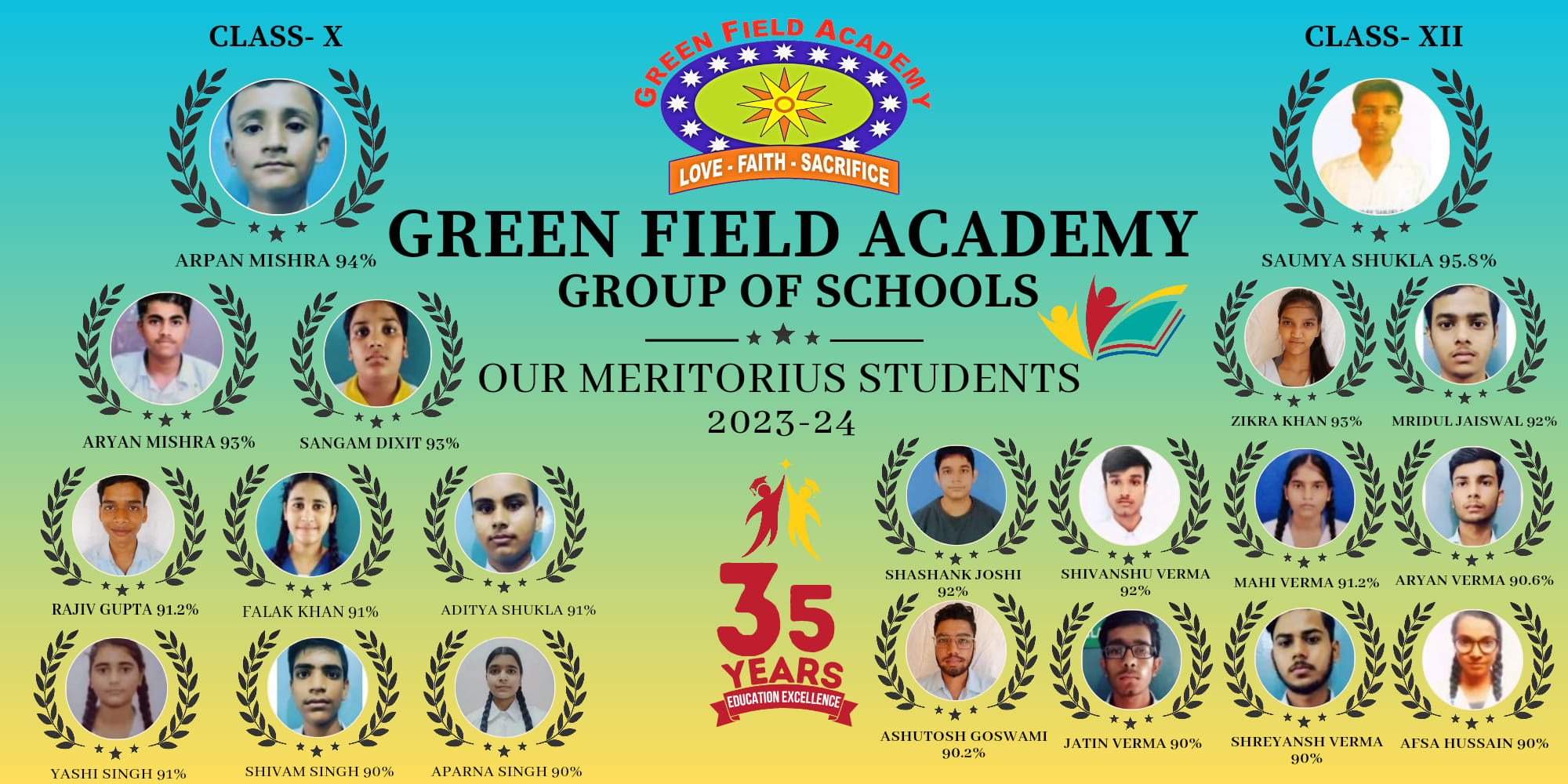 Green - 🎊OUR MERITORIUS STUDENTS 