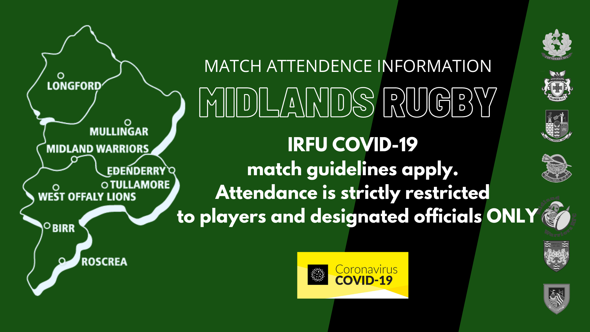Midlands Rugby - 🏉 IMPORTANT MATCH INFORMATION Please note...