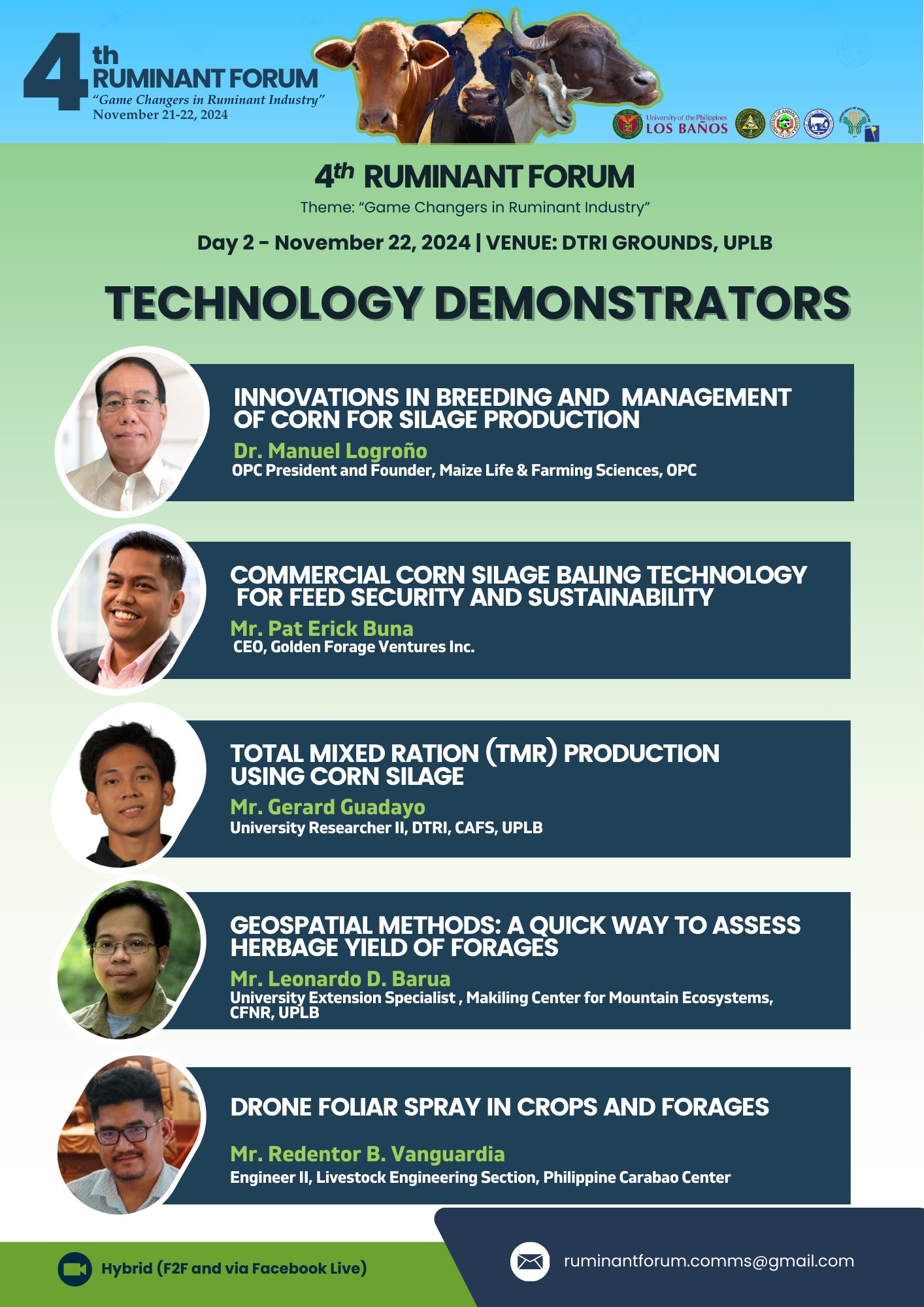 UPLB - [MEET THE EXPERTS] Joining us for technology demonstrations are ...