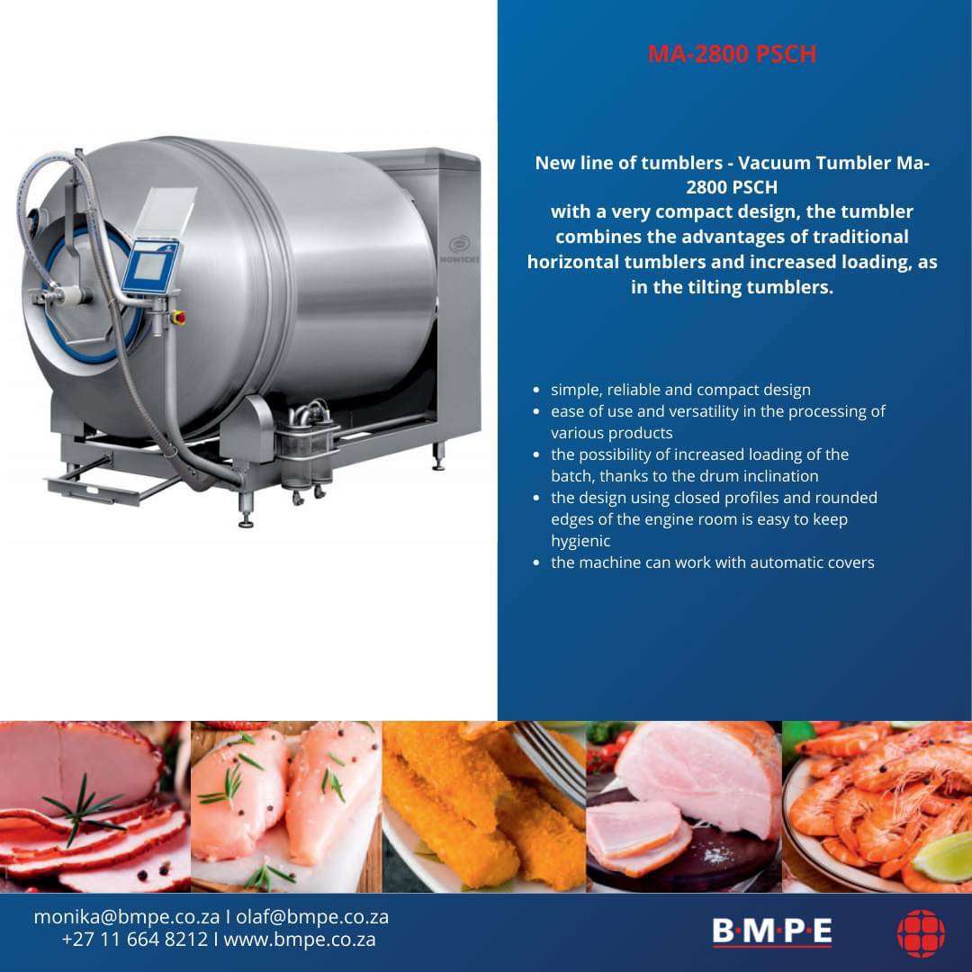 New line of tumblers -... - BMPE - Food Processing Systems