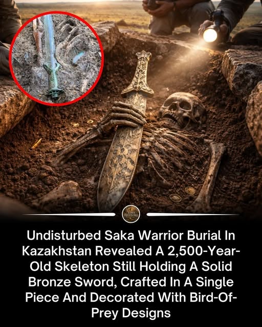 Medieval noble warrior burial discovered in Central Asia