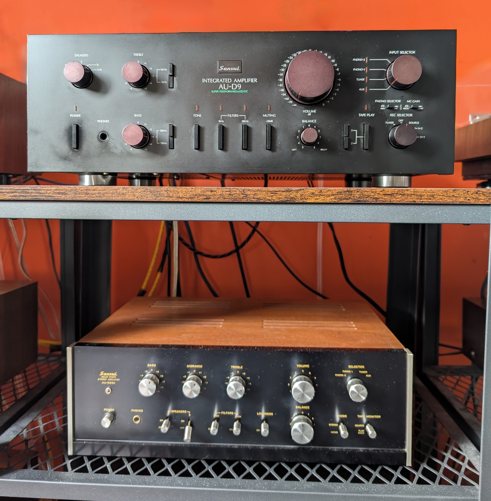 Vintage Sansui 5500 AM/FM Stereo Receiver 45W per Channel