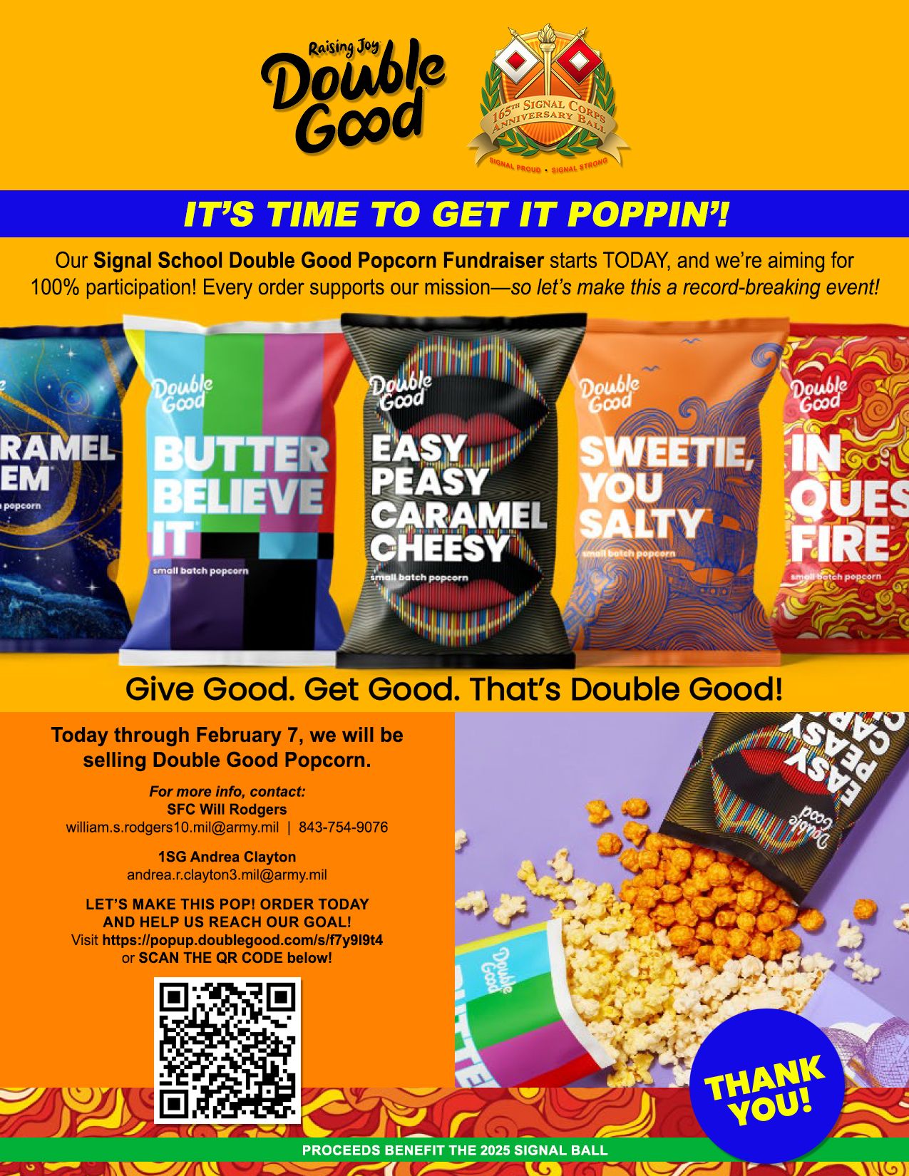 Fort - 🍿💥 Let’s Get It Poppin’! 💥🍿 Our Signal School Double Good ...