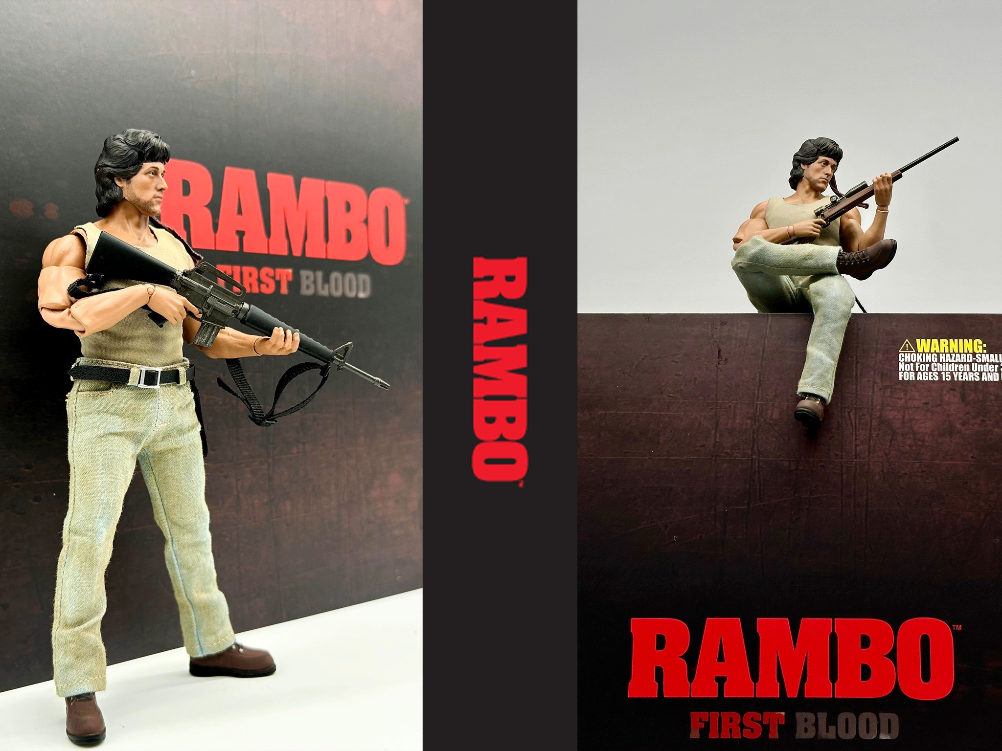Hiya Toys First Blood Rambo action figure preview