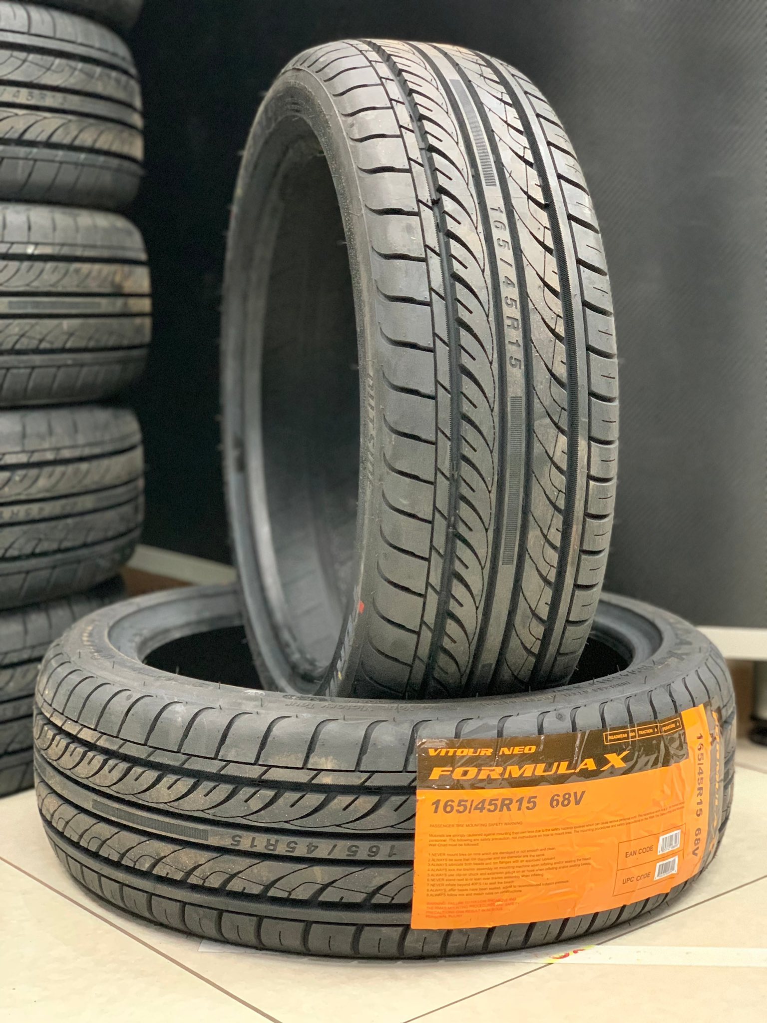 165-45/15 VITOUR stretch tyres - R995 each https://www.autostyling 