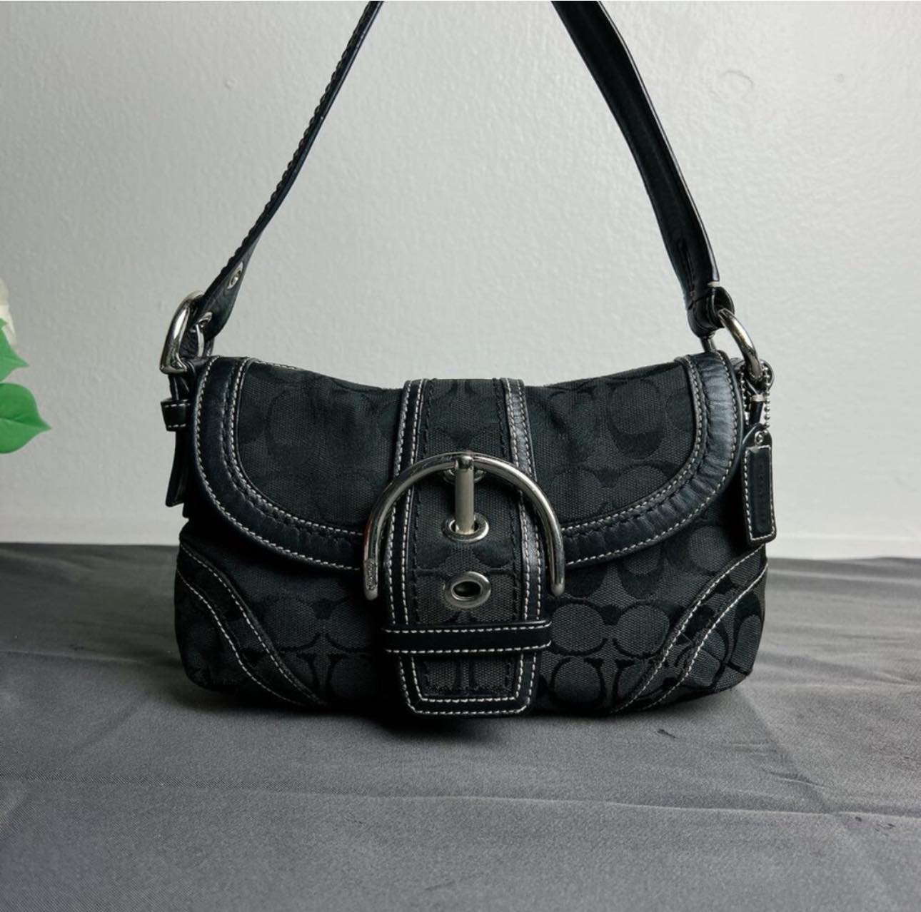 ISO this black soho style shoulder bag or the grey and black 