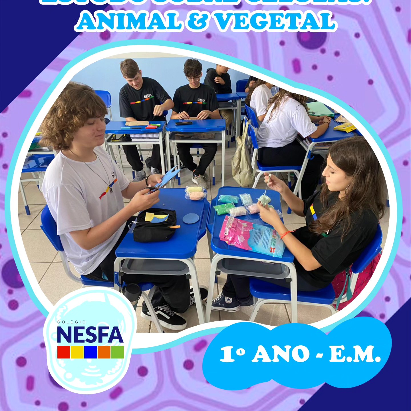 Colégio NESFA - 🧫🦠 1º Ano (Ensino Médio) - Aula de...