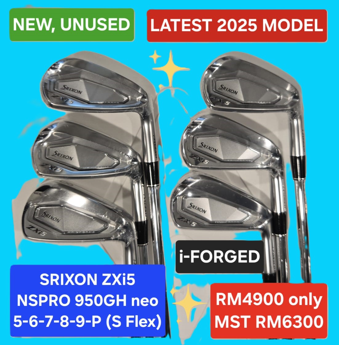 FEEL. SPEED. POWER. 'All-new ZXi5 Irons represent our most potent