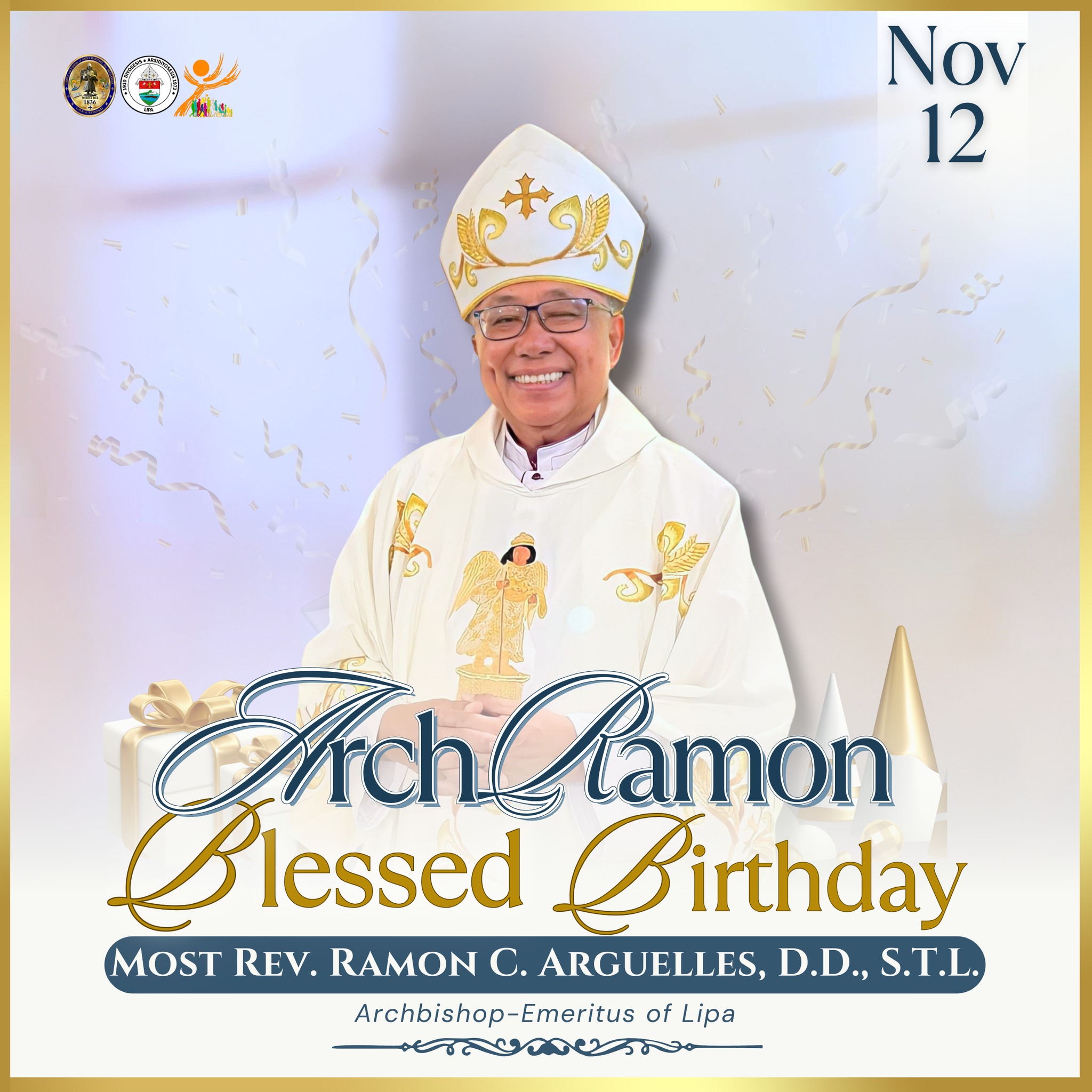 abp ramon c arguelles archbishop of lipa in the philippines 𝑯𝒂𝒑𝒑𝒚 𝑨𝒓𝒄𝒉𝒃𝒊𝒔𝒉𝒐𝒑 𝑹𝒂𝒎𝒐𝒏'𝒔 𝒅𝒂𝒚! 🎊 واقي شمس للطقس الحار