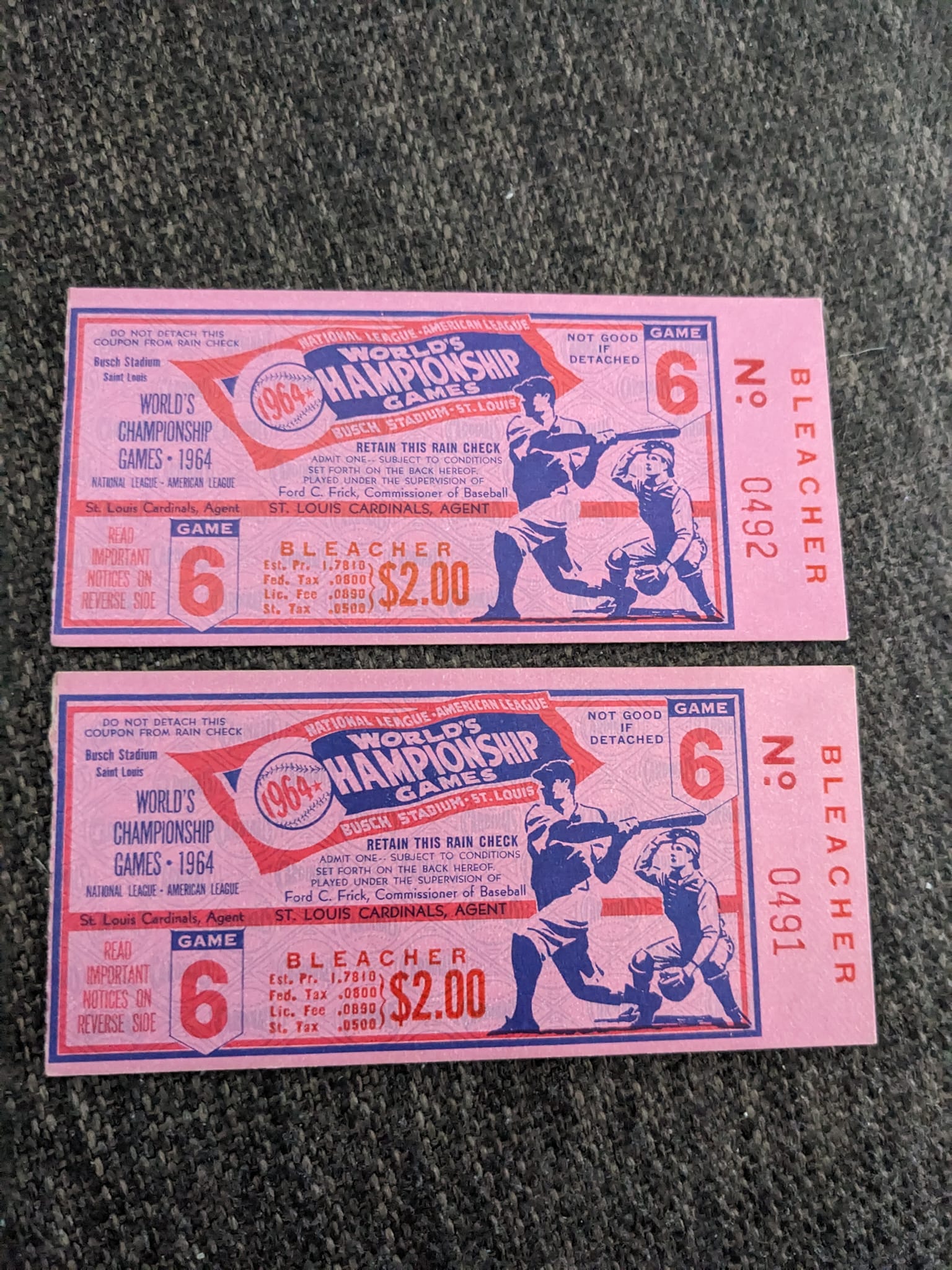 One of the items submitted for the time capsule is a ticket stub