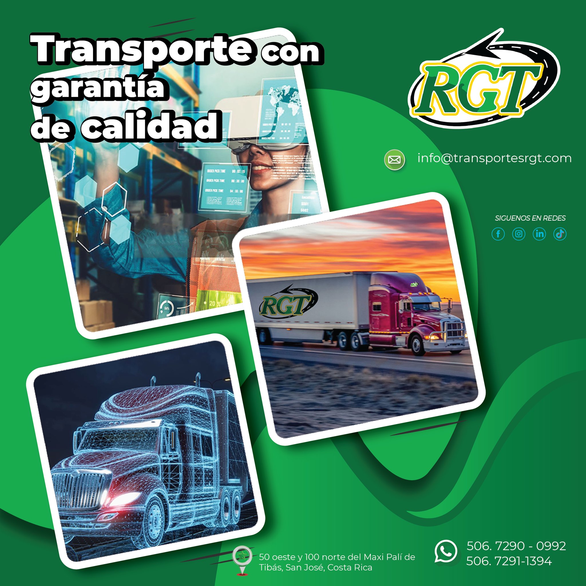 Grupo RGT - 📦 Transporte con garantía de calidad 📦 En... | Facebook