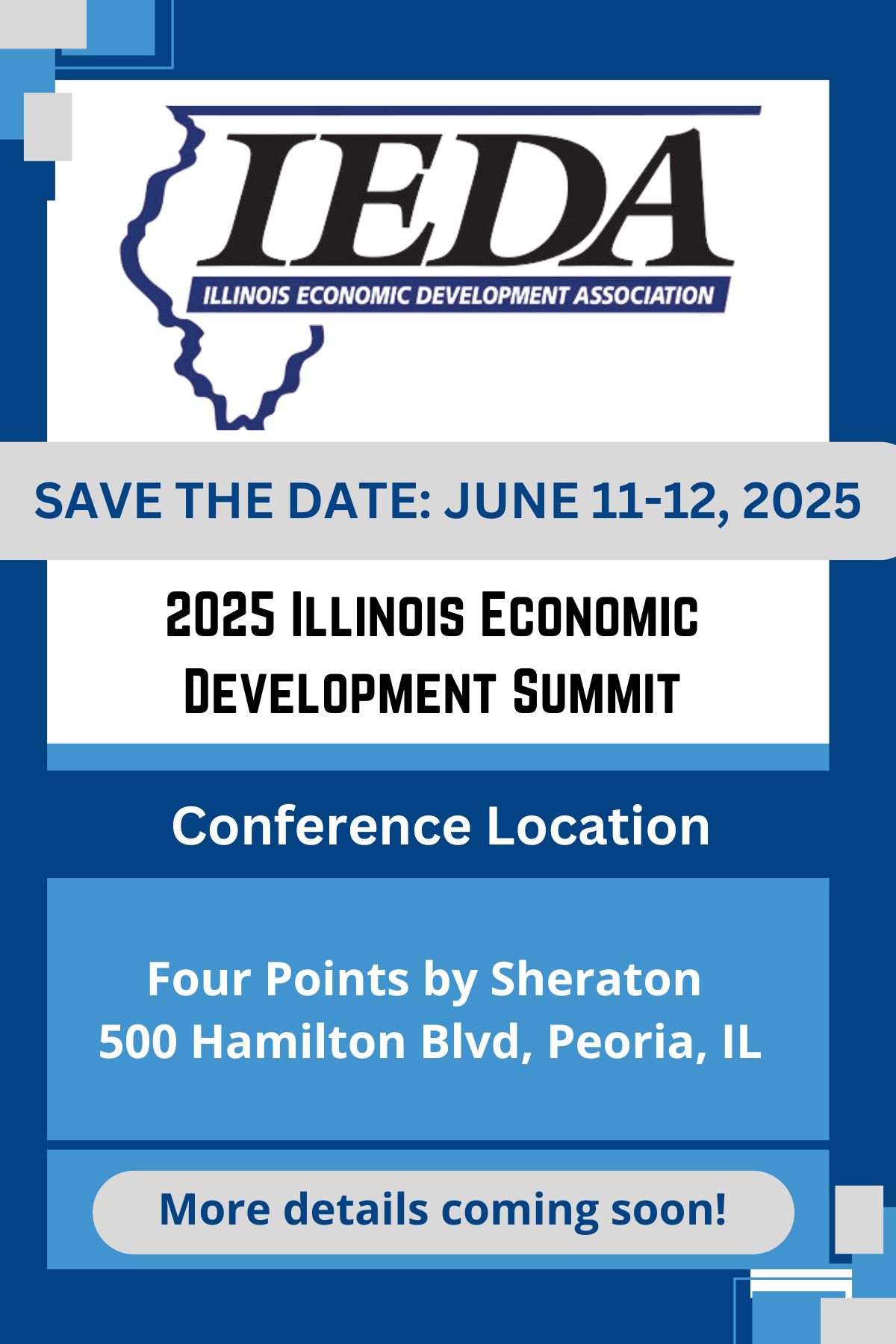 Illinois - We are excited to announce that the IEDA's 2025 Illinois ...