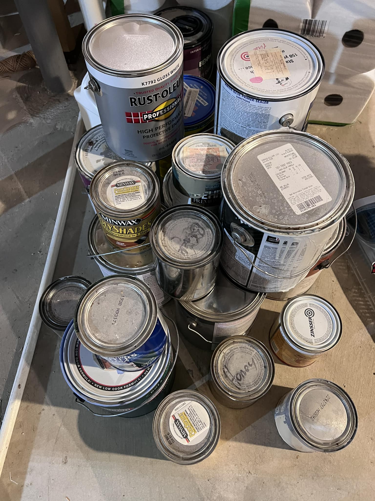 Disposing of old paint cans?