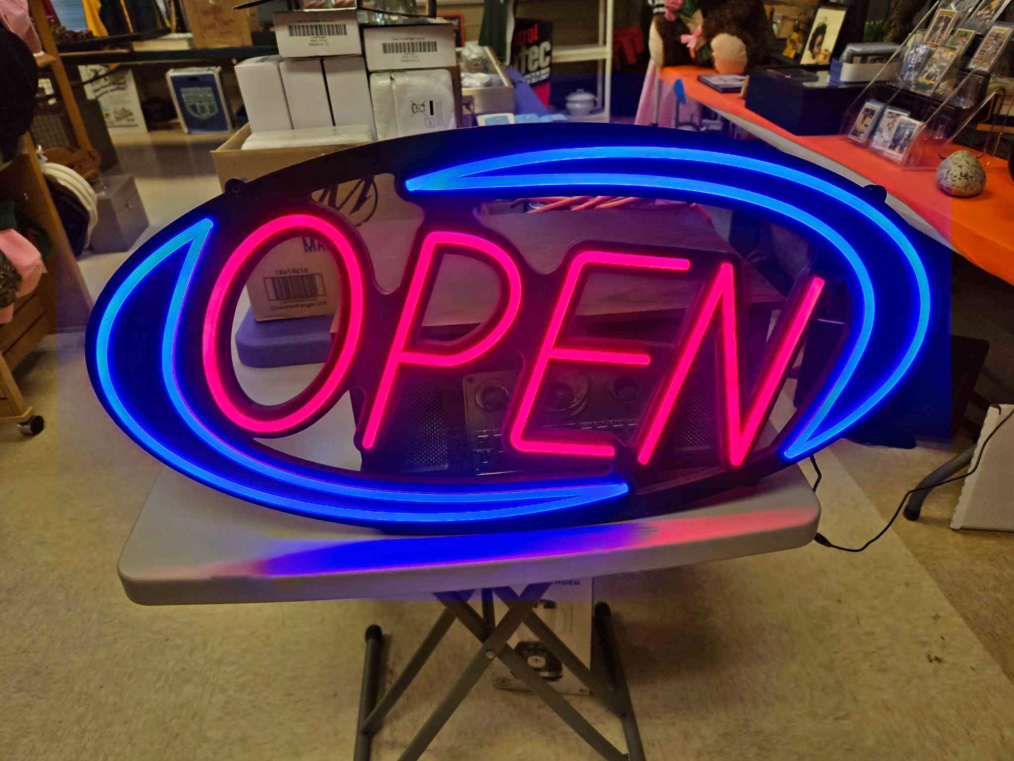 LED neon open sign with remote - Plaques & Signs - Clintonville ...